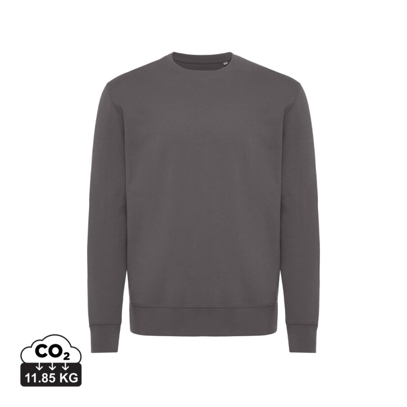 Unsex mikina Iqoniq Kruger relaxed fit, antracitová, velikost XXL