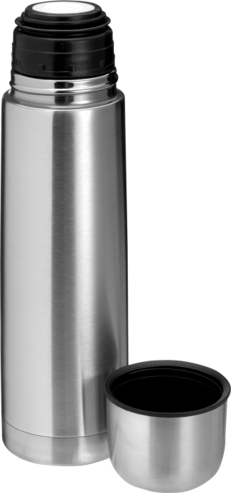 URAL Vakuová termoska z nerezové oceli, 500 ml, stříbrná