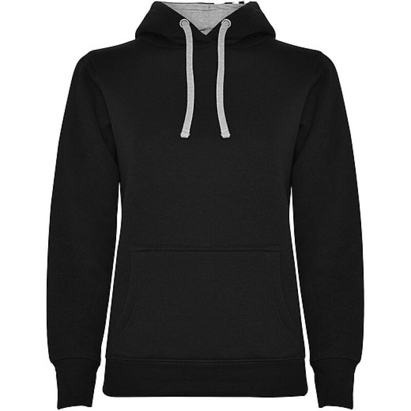Dámská mikina ROLY URBAN, černá s šedými doplňky, XL