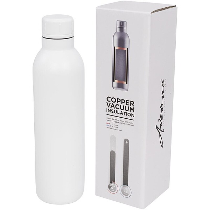 Vakuová sportovní termoska Thor 510 ml s měděnou izolací, černá