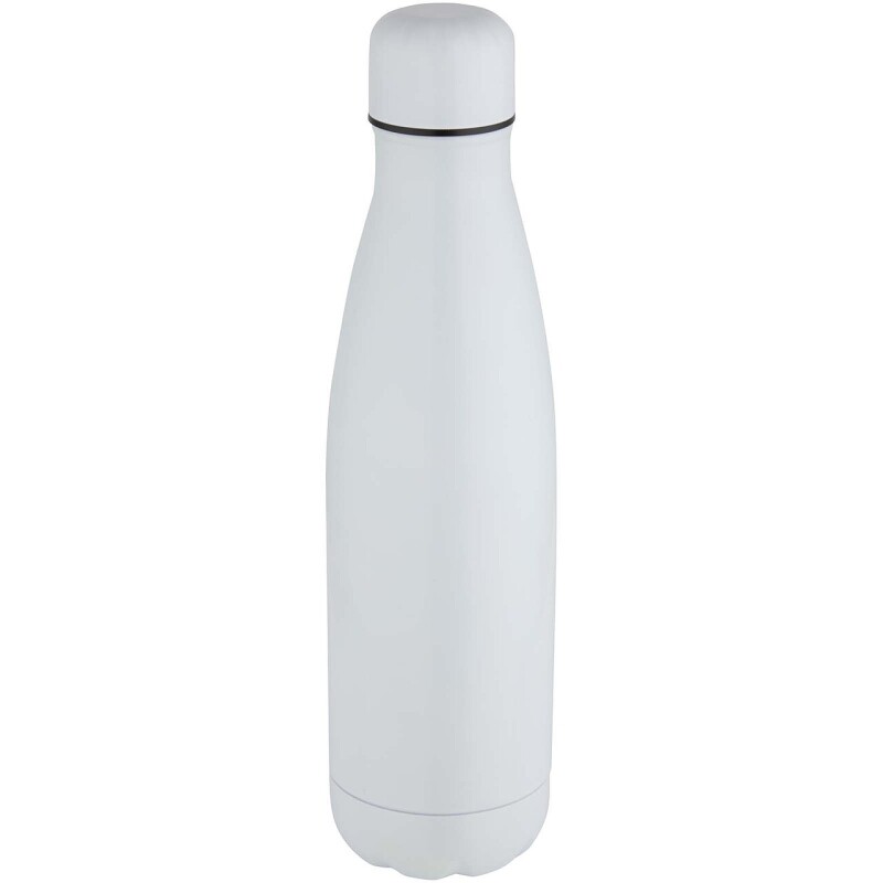 Vakuově izolovaná láhev z nerezové oceli vhodná pro sublimační tisk 500 ml, bílá