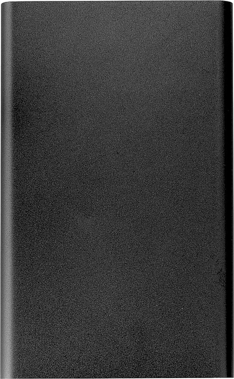 VALUR Hliníková powerbanka s kapacitou 4000 mAh, černá