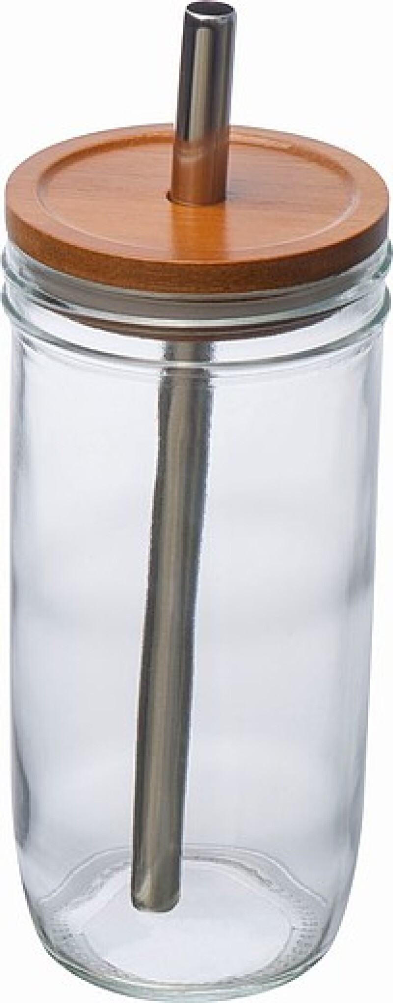 FROSON Velká sklenice na pití s víčkem a brčkem, objem 650 ml
