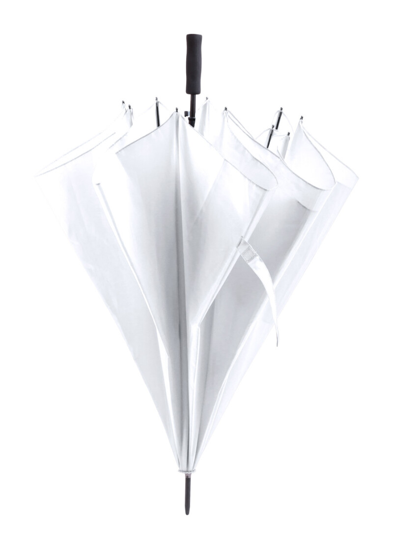 Velký automatický deštník, pr. 130cm, bílý