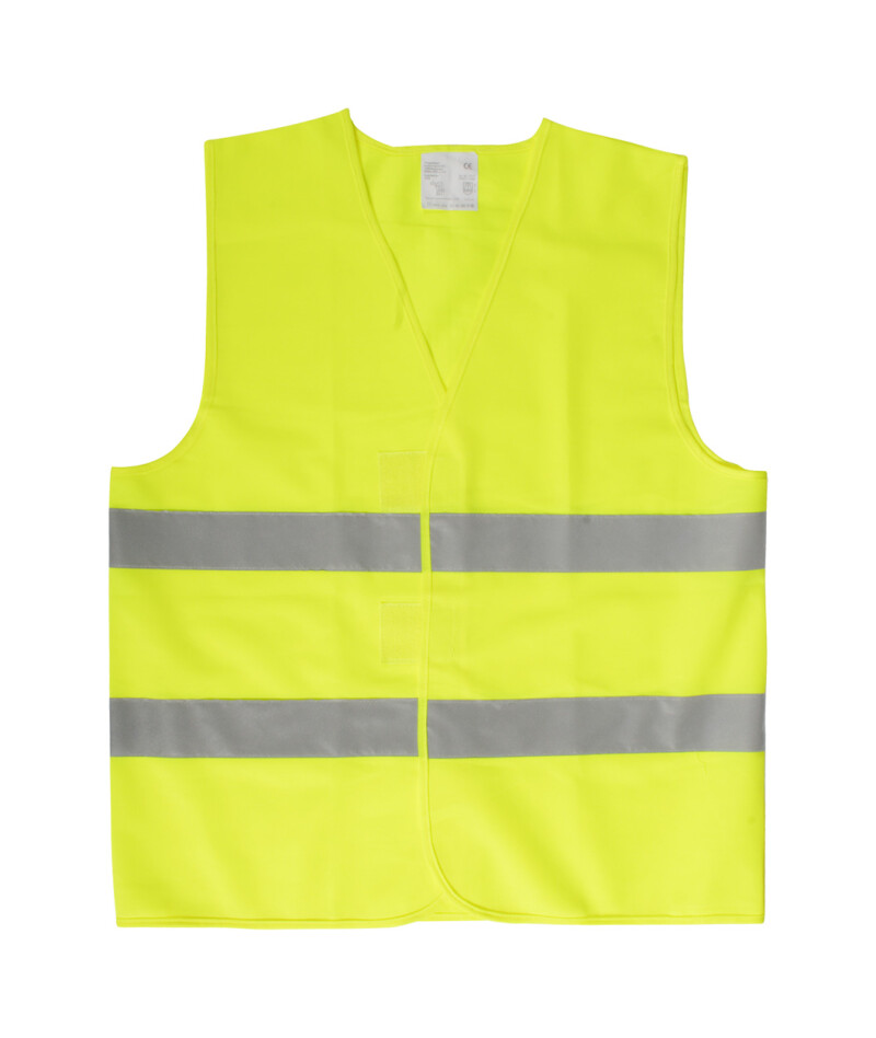 Vesta s reflexními pruhy, žlutá M