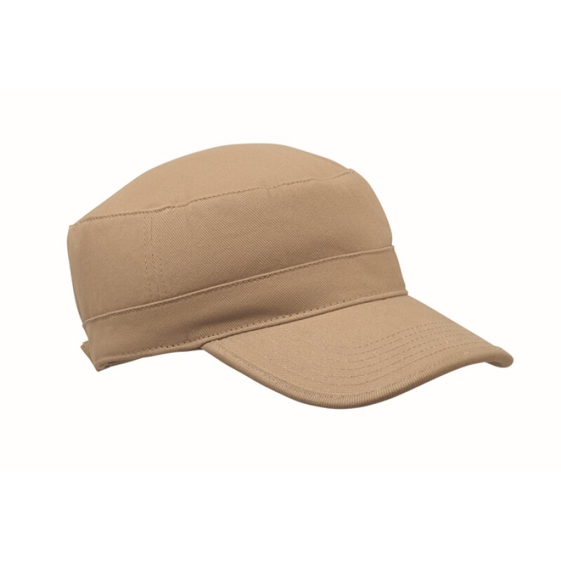Vojenská bavlněná kšiltovka, khaki