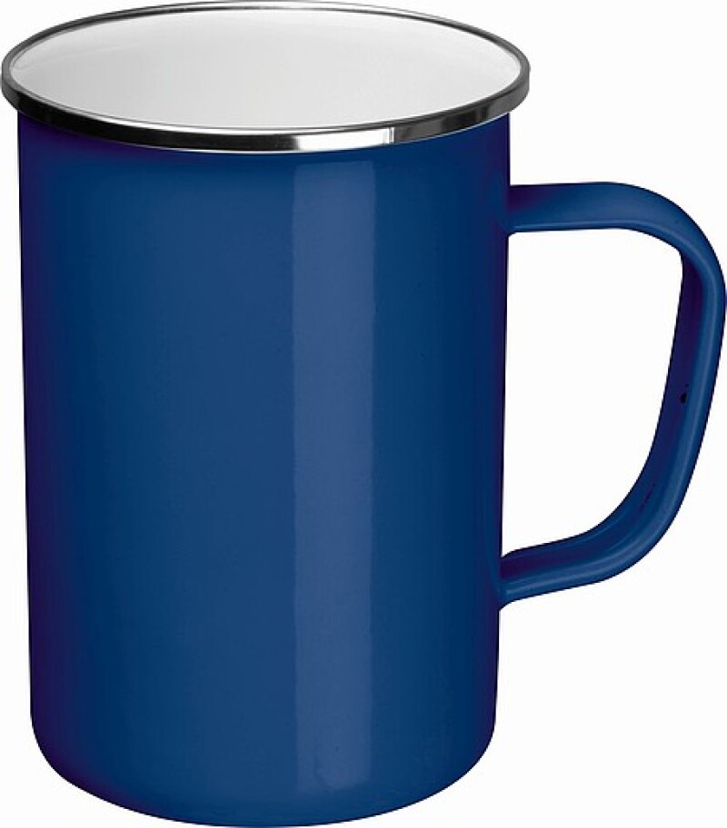 Vysoký plecháček, 550ml, modrý