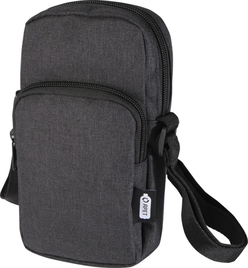 WARIA Crossbody taštička na telefon s nastavitelnými popruhy, antracitová