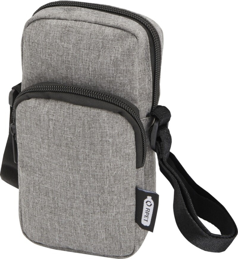 WARIA Crossbody taštička na telefon s nastavitelnými popruhy, šedá