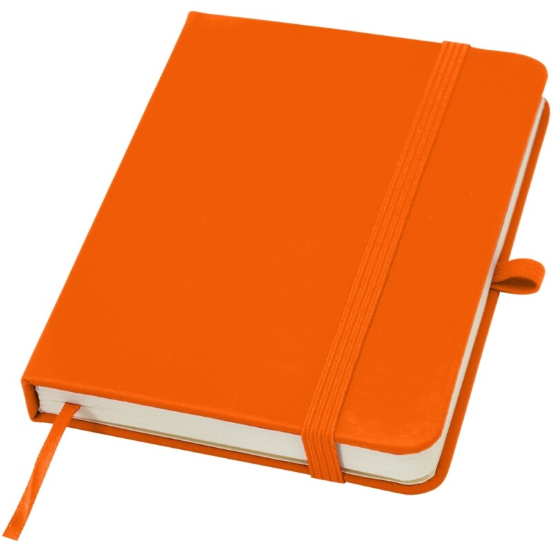 Zápisník formátu A6 s pevnou obálkou, oranžová