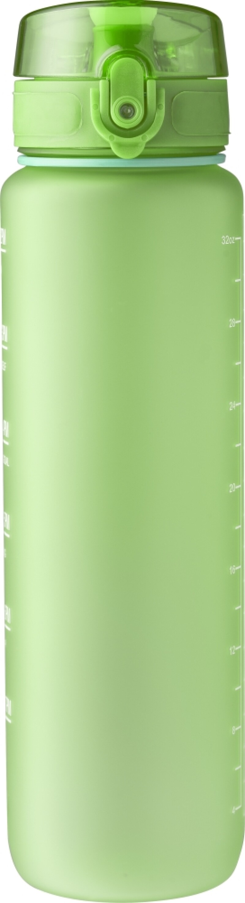 ZERIN Láhev na pití z recyklovaného plastu, 1000 ml, světle zelená