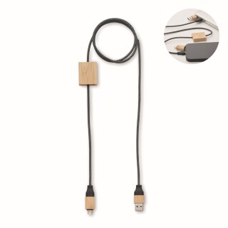 60W nabíjecí kabel, světle hnědá