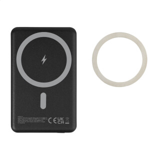 Powerbanka s bezdrôtovým nabíjaním 5000 mAh, čierna