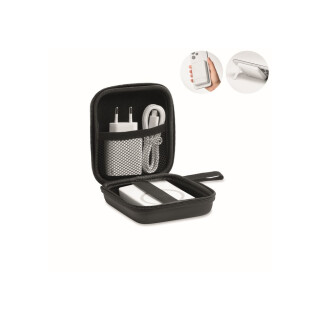 Magnetická powerbanka 5000mAh v sete, biela