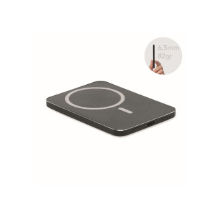 Tenká magnetická powerbanka 20W, čierna