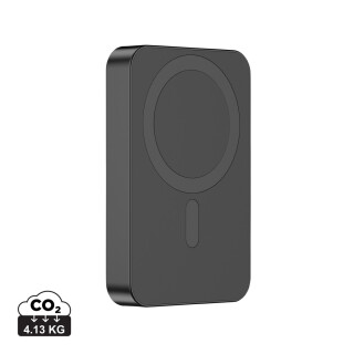 Powerbanka 10000mAh s bezdrátovým nabíjením, černá