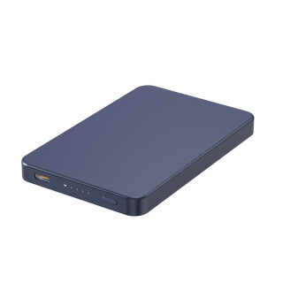 Bezdrôtová magnetická powerbanka Urban Vitamin Marin 5000mAh, svetlá námornícka modrá