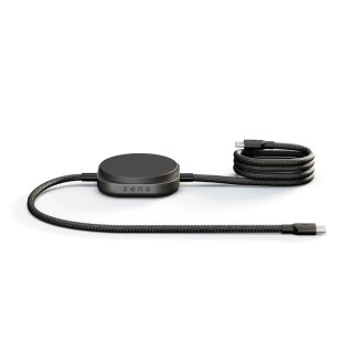 Nabíjací kábel Zens USB-C na USB-C Pro 2, čierny
