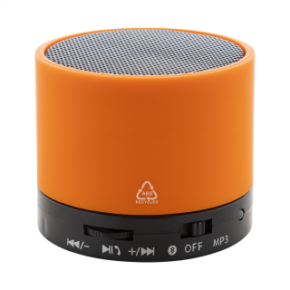 Bezdrátový bluetooth kulatý reproduktor 300mAh, oranžová