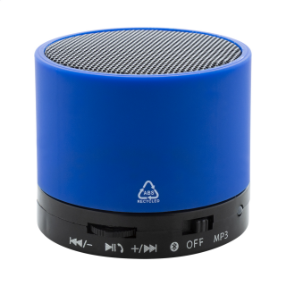 Bezdrátový bluetooth kulatý reproduktor 300mAh, modrá