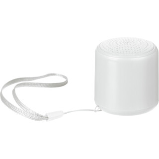 Bluetooth reproduktor z recyklovaného materiálu, biela