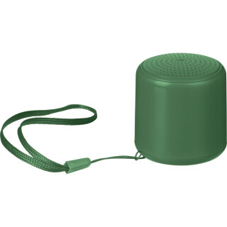 Bluetooth reproduktor z recyklovaného materiálu, tmavozelený