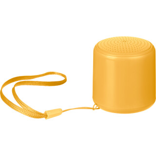Bluetooth reproduktor z recyklovaného materiálu, žltý