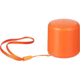 Oranžový Bluetooth reproduktor z recyklovaného materiálu