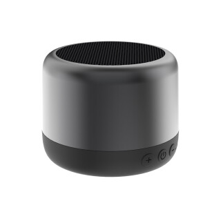 Bluetooth reproduktor Peblo 3W s batériou z recyklovaných materiálov, sivý