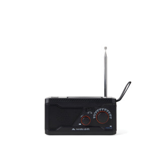 Multifunkčné rádio Nordic Drift Titan IPX4 4000mAh, čierna