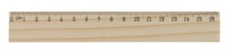 Drevené pravítko, 16 cm