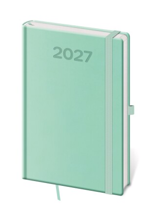 Diář týdenní A5 Print Pop - světle zelená 2027