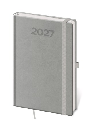 Diář týdenní A5 Print Pop - šedá 2027