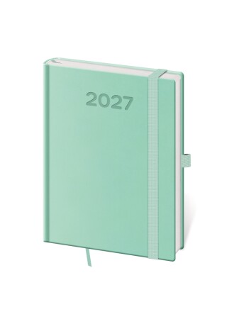 Diář denní B6 Print Pop - světle zelená 2027