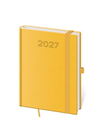 Diář denní B6 Print Pop - žlutá 2027