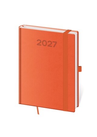 Diář denní B6 Print Pop - oranžová 2027