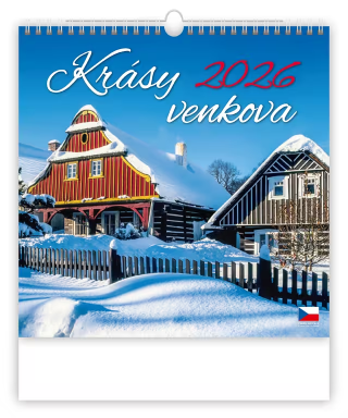 Krásy venkova nástěnný kalendář 2027