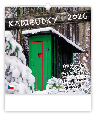 Kadibudky nástěnný kalendář 2027