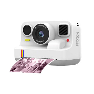 Detský instantný fotoaparát Prixton Click&Go, biela