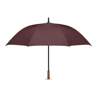 Automatický 27" dáždnik, hnedý