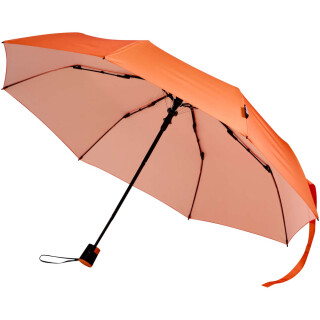 Skladací dáždnik Agnes 21" s automatickým otváraním z Rpet, oranžový