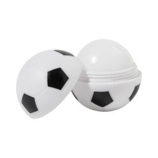 Balzam na pery v tvare futbalovej lopty, biely