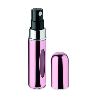 Plniteľná fľaštička 5ml, sprej, svetloružová