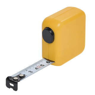 Žltý meter s automatickým návratom a aretáciou, 3 metre