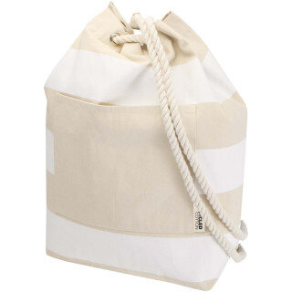 Florida 270 g/m2 – recyklovaná taška typu duffel Grs, 15 l, biela
