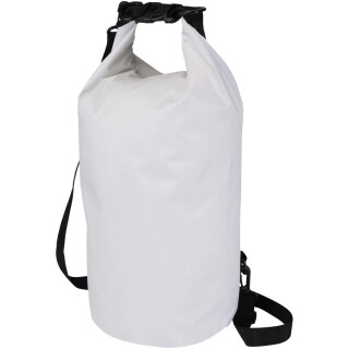 Recyklovaná vodeodolná taška Camper, 10 l, biela