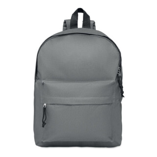 Šedý batoh s vonkajším vreckom na zips