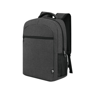 Praktický batoh v tmavosivej farbe z recyklovaného materiálu