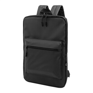Štýlový čierny Rpet batoh na notebook s priehradkou na 15" notebook