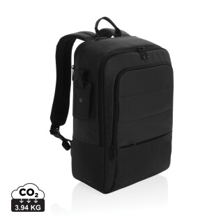 Batoh na notebook z RPET, černý